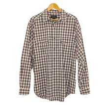 Eddie Bauer Mens Size XL Long Sleeve Button Front Collared Shirt Plaid O... - £17.92 GBP