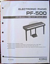 Yamaha PF-500 Digital Electronic Piano Original Overall Circuit Diagram ... - $54.40