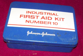metal box/ industrialfirst aid kit {johnson&amp; johnson} - £11.37 GBP