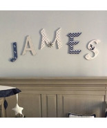 Nautical Wood Letters-Nursery Decor- Price Per Letter- Custom made Many ... - £9.77 GBP