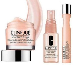 Clinique Travel Exclusive All About Moisture 3 Piece Set (Hydrator 2.5 Ounce + E - £65.53 GBP