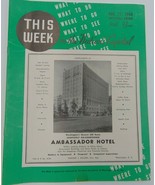 THIS WEEK in the Nation&#39;s Capital November 27, 1960 Official Guide, 39th... - £11.15 GBP