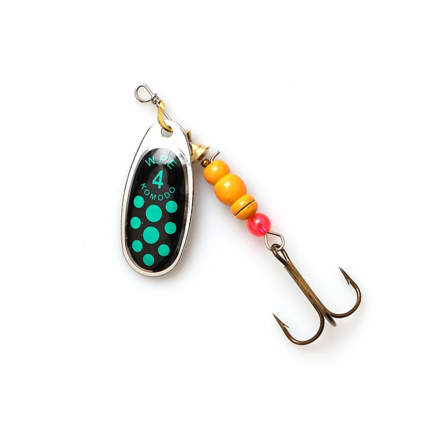 W.P.E Brand  Spinner Lure 1pcs 3#/4#/5# Spoon lure Fishing Tackle Treble Hook Me - £45.11 GBP