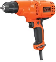 Corded Drill, 5 Point 5 Amp, 3/8 Inch, Black Decker (Dr260C). - $52.93