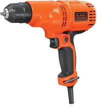 Corded Drill, 5 Point 5 Amp, 3/8 Inch, Black Decker (Dr260C). - $52.92