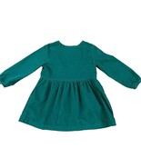 Hanna Andersson Long Sleeve Soft Corduroy Holiday Dress Velvet Bow Size ... - $19.02