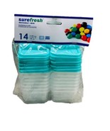 Sure Fresh Readable Mini 14 Containers W/Lids 0.29cups/Freezer Safe/BPA ... - $265.11 MXN