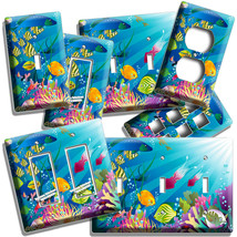 Tropical Sea Exotic Coral Aquarium Fish Light Switch Outlet Wall Plate Art Decor - £13.37 GBP+