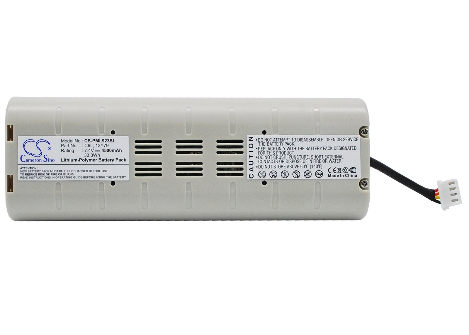 Cameron Sino 4500mAh Li-Polymer High-Capacity Replacement Batteries for ... - $15.95