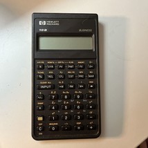 Vintage 1987 HP Hewlett Packard 10B Business Calculator Brown Works No Case - £9.43 GBP