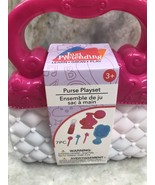 ShipN24Hours. New- Just Pretending Purse Playset. White/Pink. - $261.89 MXN