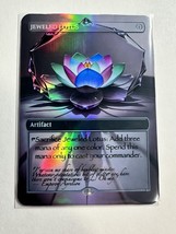 Jeweled Lotus -  Custom Foil Sticker on MTG bulk card - Magic the Gathering - $4.94