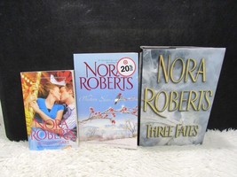 Lot of 3 Nora Roberts 2 Pb/1 Hb Wild at Heart, Western Skies and Three Fates - £4.77 GBP