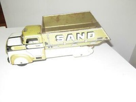 Vintage Tin TOY- Large Marx Toys Tin Sand Dump Truck - FAIR- W16 - £50.37 GBP