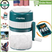 Premium Ice Crusher with Silicone Tray - Quick Snow Cone Maker for Parties - $45.53