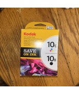 Genuine Kodak Inkjet Printer Ink Combo Pack 10c Multi-Color &amp; 10b Black NEW - £31.06 GBP
