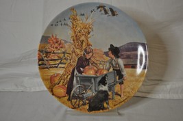 Americana Holidays "Thanksgiving" Knowles Collectable Plate - $19.80