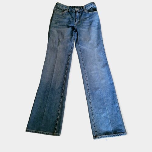 Primary image for NWOT Seven7 Blue Rhinestone Embellished Pocket Flare Denim Jeans Size 6