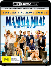 Mamma Mia Here We Go Again 4K UHD Blu-ray / Blu-ray | Meryl Streep | Region Free - £20.22 GBP