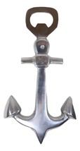 Set Of 2 Aluminum Sleek Nautical Port Sailor Ship Trident Anchor Bottle ... - $26.99