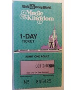 Walt Disney World 1995 Magic Kingdom Collectible Ticket Stub 1 Day Flori... - €6,03 EUR