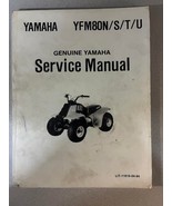 Manuel De Service OEM Yamaha YFM80N/S/T/U 1986 1987 1988 LIT-11616-04-84 - $89.98