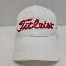 Titleist Mens FJ Foot Joy Pro V1 Strap Back Golf US Open Hat White Red - $14.48