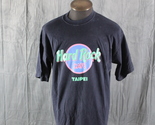 Vintage Graphic T-shirt - Hard Rock Cafe Tapei Neon Graphic - Men&#39;s 2XL - $49.00