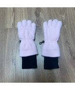 Lands End Girls ThermaCheck Light Pink Fleece Touch Gloves Mittens Size ... - $15.84