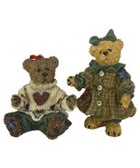 Boyd&#39;s Bears 1997 Ltd Ed Bailey and Matthew Bearstone Christmas Ornaments - £11.24 GBP