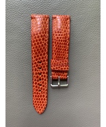Orange Genuine Lizard Leather Skin Watch Strap Band - Custom Sizes 10mm ... - $45.00