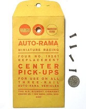4pc 1960s Gilbert Auto-Rama Slot Car CENTER PICK-UPS Rare 19261 OEM 1/32... - $266.32 MXN