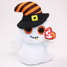 Ty Beanie Boos  NIGHTCAP The Halloween White Ghost 6 Inch Plush Toy NEW ... - £8.00 GBP