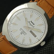 Classic Hmt Rajat 6501 Automatic Indian Mens White Dial Watch a424901-2 - £18.52 GBP