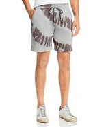 Original Paperbacks Brandeis Tie Dye 8&quot; Lounge Shorts in Grey Gunmetal-XL - $26.88