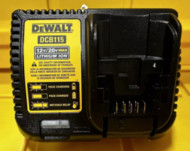 Dewalt RAPID DCB115 12-20V MAX FAST Battery Charger, Fr Drill 20 volt New - $14.99