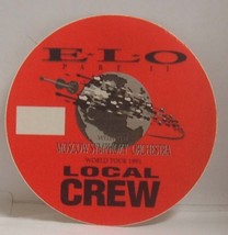 E.L.O. / ELO  - ORIGINAL CLOTH CONCERT TOUR BACKSTAGE PASS ***LAST ONE*** - $13.78 CAD