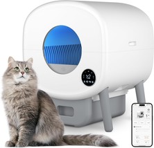 Self Cleaning Litter Box, Automatic Cat Litter Box with APP Control, Mul... - $197.99