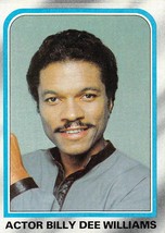1980 Topps Star Wars #231 Actor Billy Dee Williams Lando Calrissian - £0.70 GBP