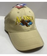 Vintage Alaska Bald Eagle Hook Loop Tan Embroidered NWT NOS - £15.75 GBP