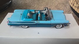 Danbury Mint 1957 Mercury Monclair Convertible Pacific Blue 1:24 Diecast... - £102.48 GBP