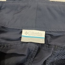 Columbia XL4452 Women’s Blue PFG Chino Flat Front Hiking Trails Nylon Shorts Sm image 3