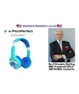 e-PitchPerfect (e-PP) for kids Bluetooth V5.0 Wireless Headphones Over Ear - £39.42 GBP