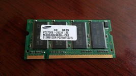 Samsung 512MB PC2700 DDR333 Sodimm Apple I Mac - £19.65 GBP