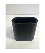 Vintage Backgammon brown Faux Leather One Dice Cup approx 2.75” Wide 3 1... - $3.95