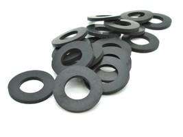 16mm ID x 32mm OD x 3mm Thick Black Rubber Flat Washers   Various Pack Sizes - £8.99 GBP+