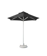 9&#39; Black Polyester Round Market Patio Umbrella - €402,15 EUR