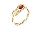 Galaxy Gold 14K Solid Yellow Gold 0.65 ct Natural Garnet Solitaire Ring ... - $989.99