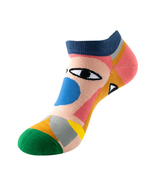 Abstract Pattern Low Cut Socks (One Size) - £11.87 GBP
