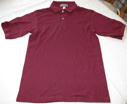 Jerzees adult mens short sleeve Polo shirt S small N438M maroon burgandy NOS - £9.92 GBP